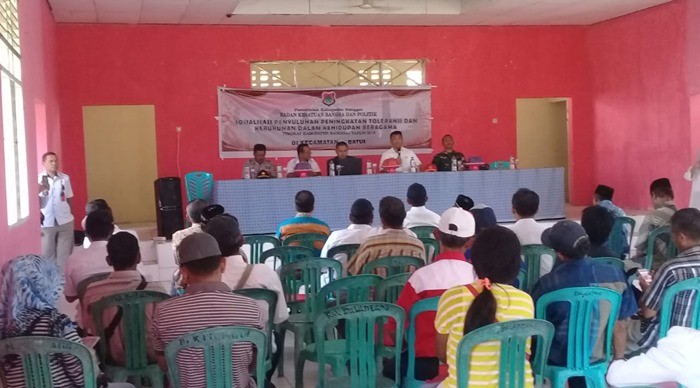 Sosialisasi Toleransi dan Kerukunan Beragama, Koramil 1308 - 03/Batui Ingatkan Persatuan